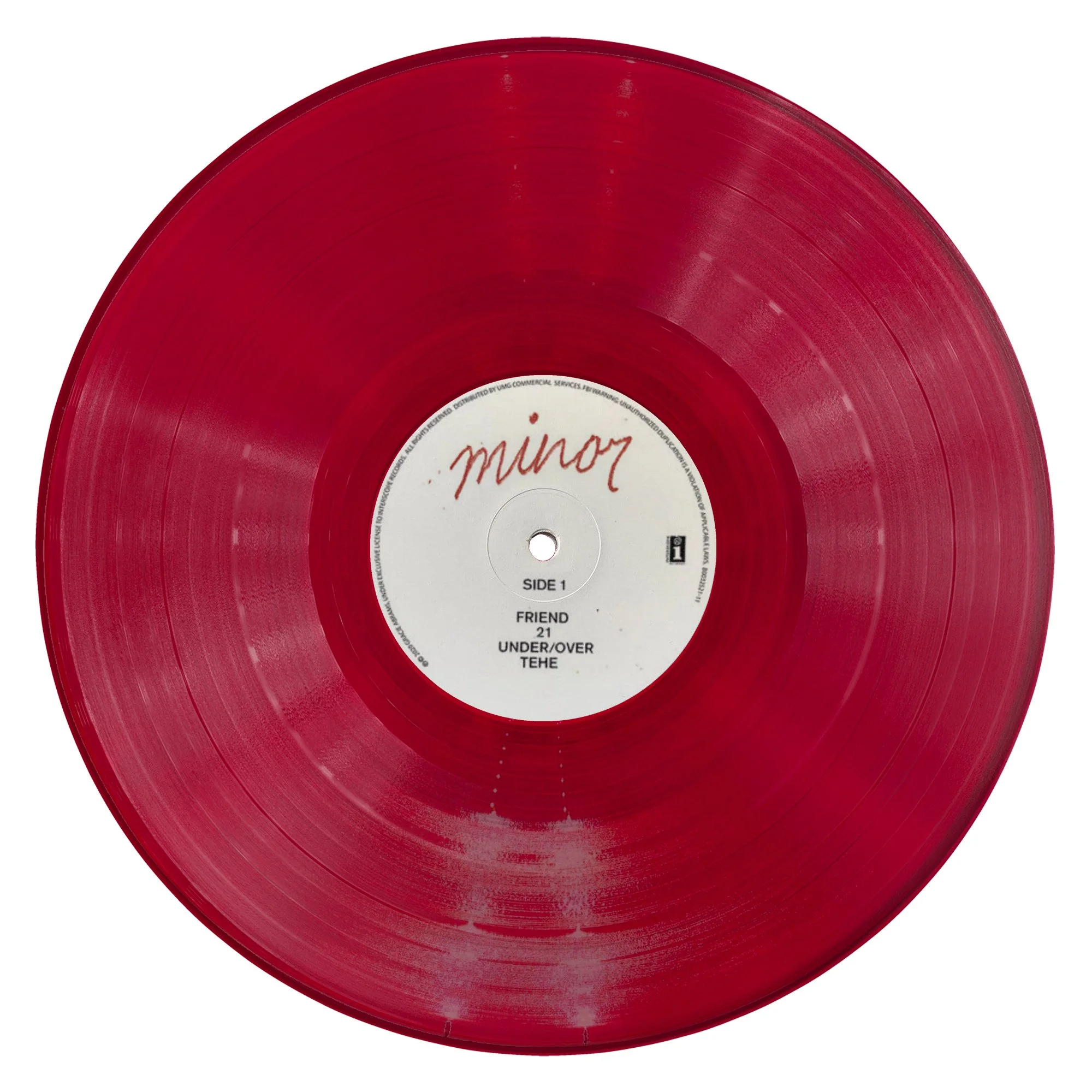 GRACIE ABRAMS - MINOR [2025 - RED VINYL] — Cult Hero Records